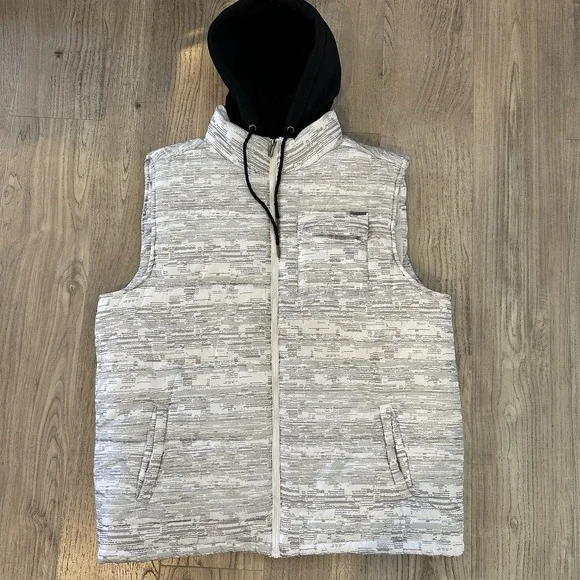 Ecko Unltd Puffer Vest Mens XL Digi Camo‎ Logo Hoodie Hooded Hip Hop Street Wear