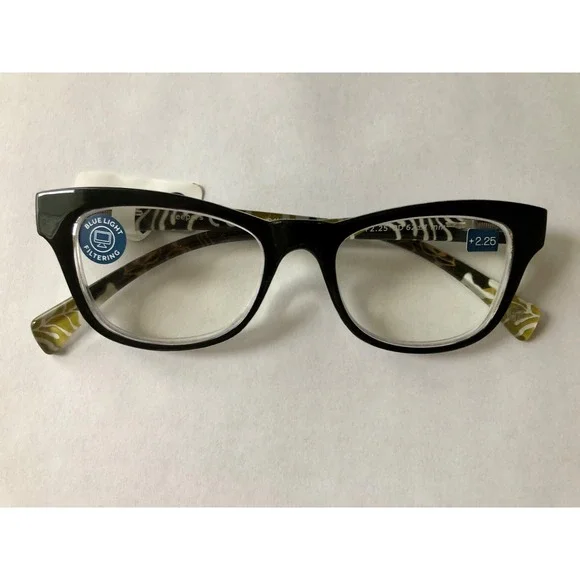 NEW JONI CAT EYE PEEPERS BLUE LIGHT READING GLASSES +2.25