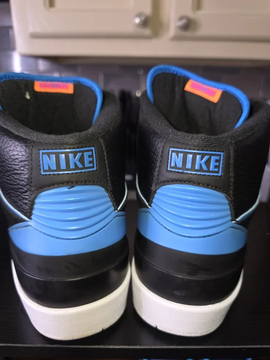 Jordan Air Jordan 2 Retro Radio Raheem Black and Blue Sneakers
