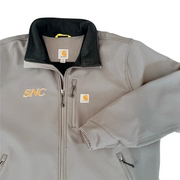 CARHARTT Rain‎ Defender Relaxed Fit Heavyweight Softshell Jacket Charcoal 2XL