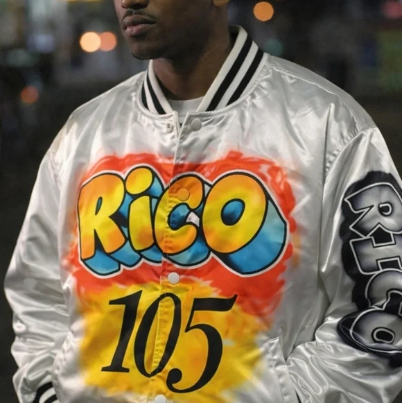 Paid in Full Rico Satin Jacket Cam'ron Size XL New