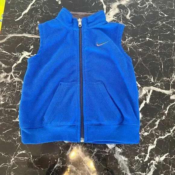 Nike blue vest top jacket sleeveless size 24 months kids