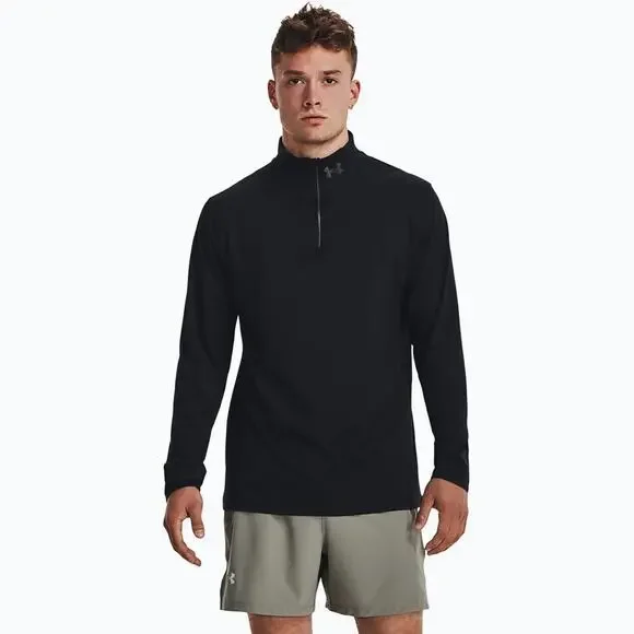 Under Armour Running Launch Pro 1/4 Zip Pullover Jacket Longsleeve Black Men XXL