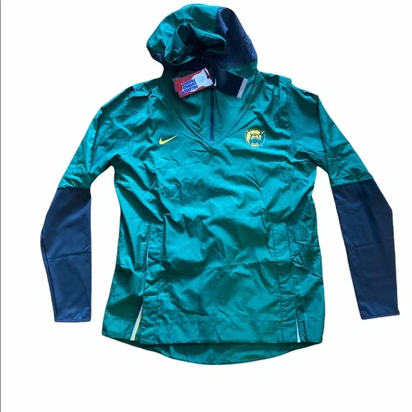 Baylor Bears Nike 1/2 Zip Hoodie Jacket Medium‎