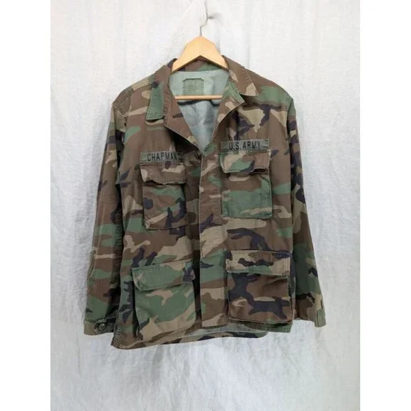 Vintage U.S. Army field jacket size medium regular stock no. 8415-01-084-1647