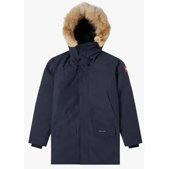 Canada Goose Langford Heritage Down Parka Jacket size S Navy Marine 2062M
