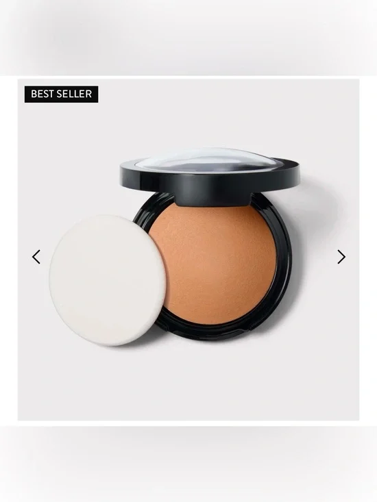 NEW Laura Geller Double Take Baked Cream-to-Powder Foundation Compact in Tan