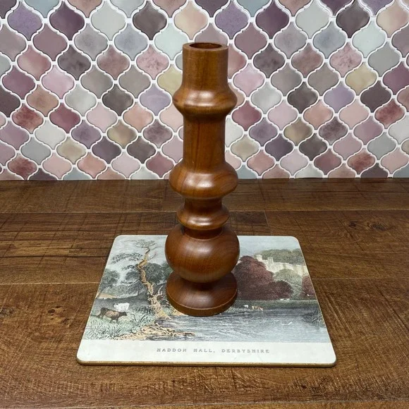 Hearth & Hand with Magnolia - Wood Turned Vase - NO GLASS INSERT - Accent‎ Decor