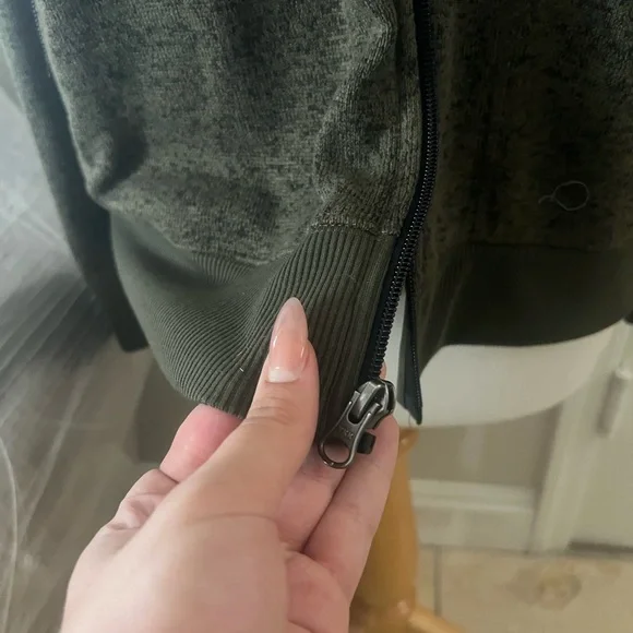 Sonoma Green Fleece Zip Up Jacket