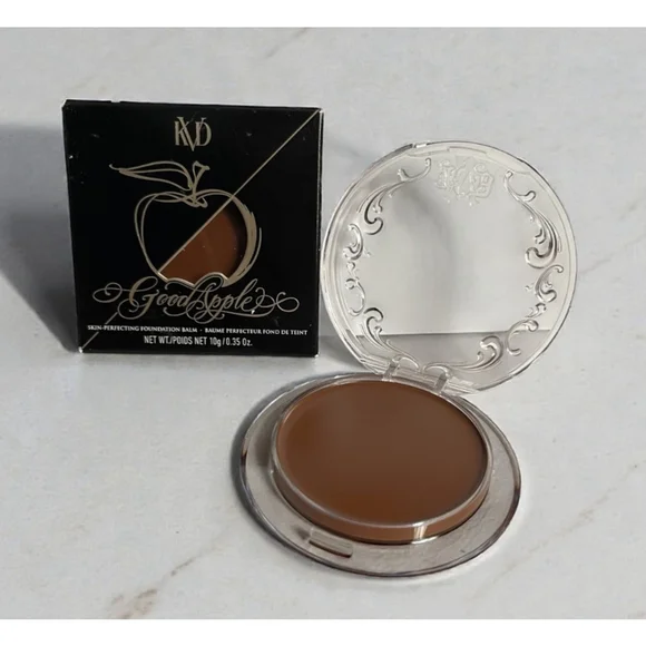 KAT VON D Good Apple Skin Perfecting Foundation Balm .35 OZ Deep 084 New In Box