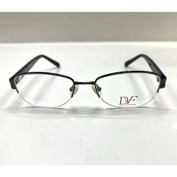 NEW Diane von Furstenberg DVF 8039 201 Glossy Bronze Eyeglass Frames 50-17-135
