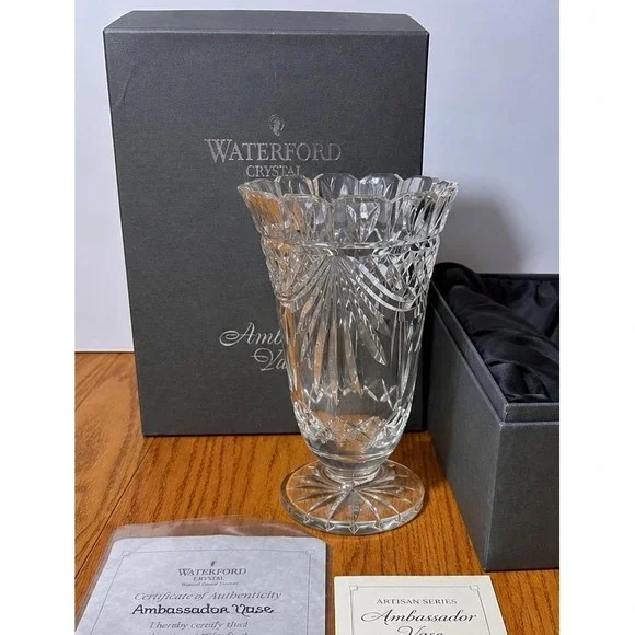 Waterford Crystal Ambassador Vase 9.5