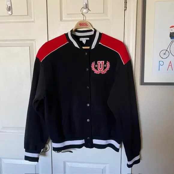 Birch &‎ Stone Varsity Bomber Jacket Miami University Team Spirit Men's Medium