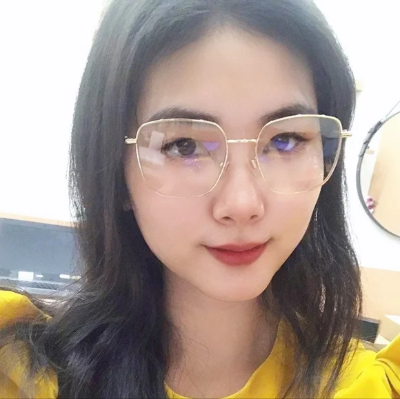 NEW VERSACE WOMEN'S EYEGLASSES VE1281 1002 GOLD FRAME EYEWEAR VE1281