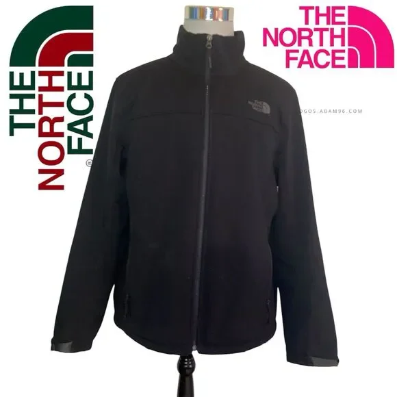 The North Face Windwall Soft Shell Jacket Fleece Lined Men’s XL Black Full Zip