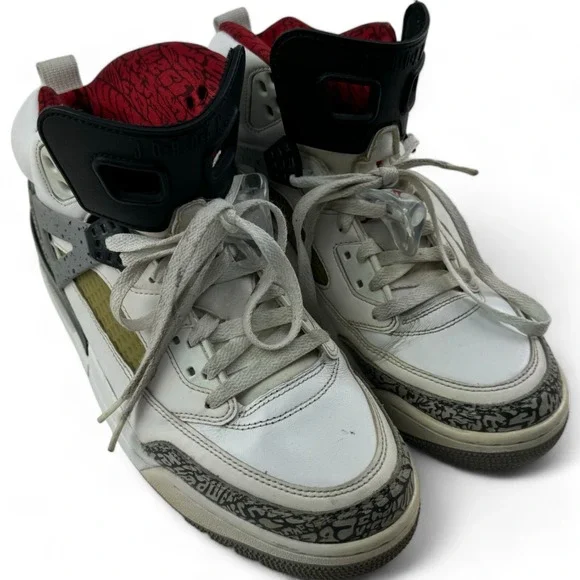 Jordan Spizike‎ White Cement 315371-122 Basketball Shoe Sneaker Mens Size 9.5