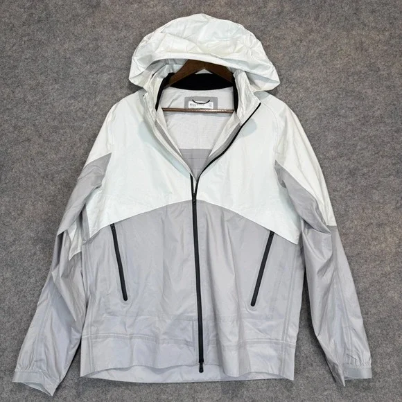 Hill City Run Jacket Mens Large Water Resistant Wind Proof Taped Seams Windbreak