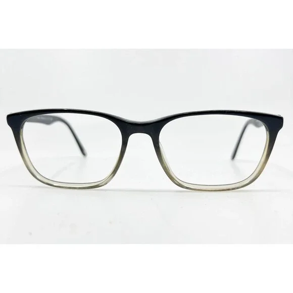 Randy Jackson Eyeglasses Mens Black Clear Ombre 3018 54-17-145