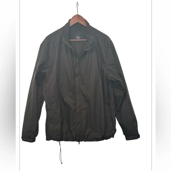 Men’s Black Acuity Golf Rain Jacket/Windbreaker, size Medium
