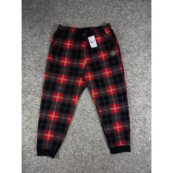 Air Jordan Essential Festive Plaid Fleece Sweatpants DV9388-612 Men's Size 2XL