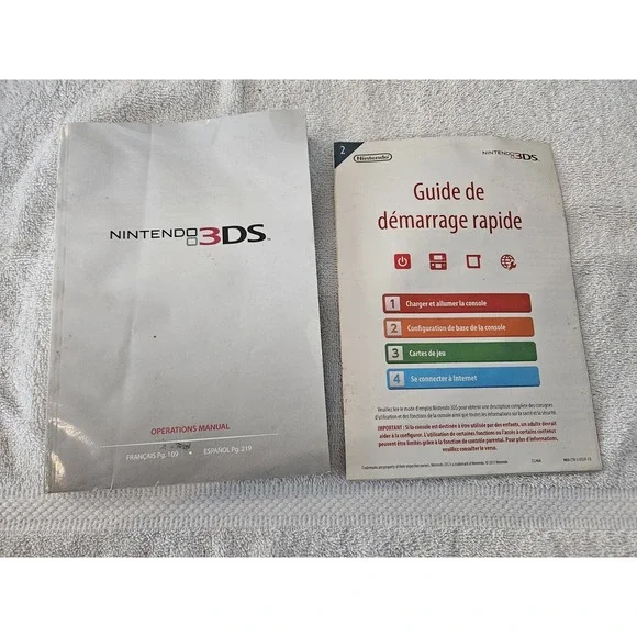 Nintendo‎ 3DS Operation Manual and Quick Start Guide