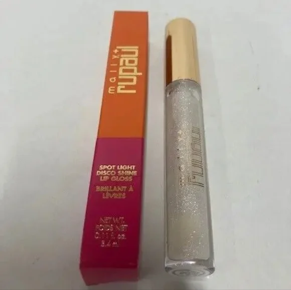 Mally + Rupaul Spot Light Disco Shine Lip Gloss, Foxy Lady, 0.11 fl oz- NEW