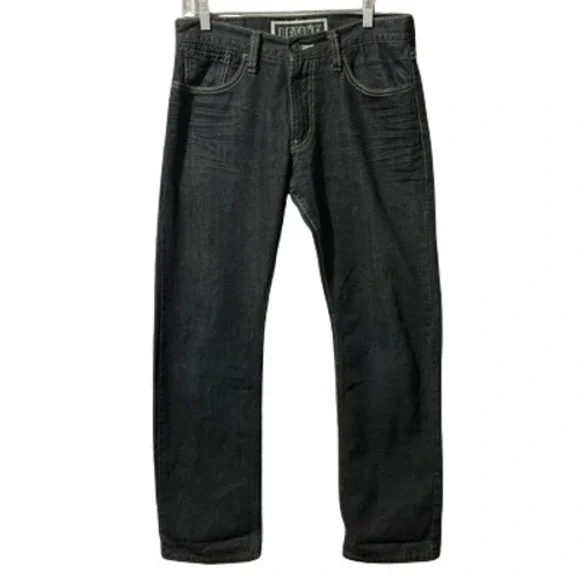 Levi's 514 Jeans Slim Straight Men's Black Denim Size 32x30‎