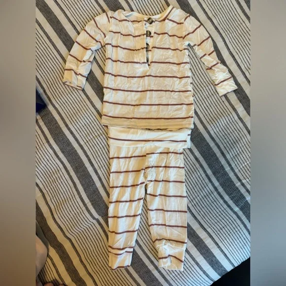 Lou Lou & Co Lydia Top and Bottoms set 3-6 months