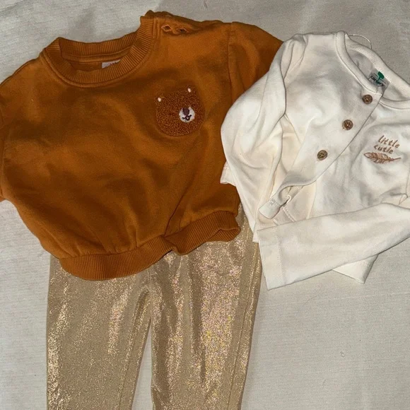 Bear Sweatshirt Baby Outfit