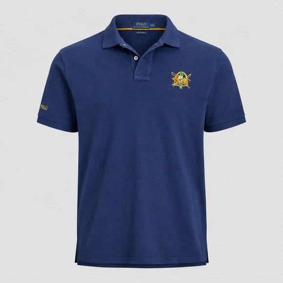 Polo Ralph Lauren Racehorse Embroidered Chest Patch Polo Shirt Men's XXL SS