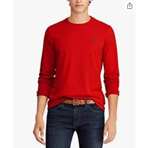 Polo Ralph Lauren crew neck long sleeve tee size L