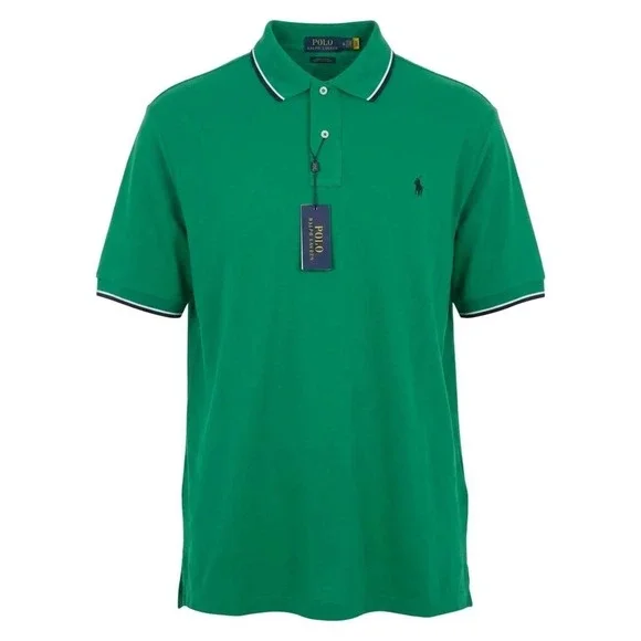 NWT MENS SZ XXL POLO RALPH LAUREN S/S POLO SHIRT~GREEN~NWT