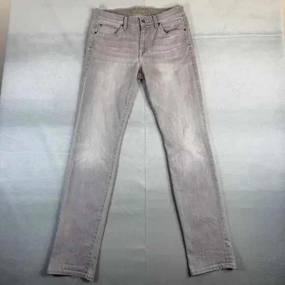 Joes Jeans The Brixton Mens 30 Gray Light Wash Straight Narrow Stretch Denim