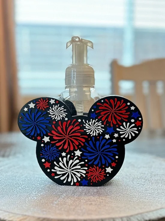 Mickey Patriotic Fourth of July Firework Soap Holder Bath & Body Works