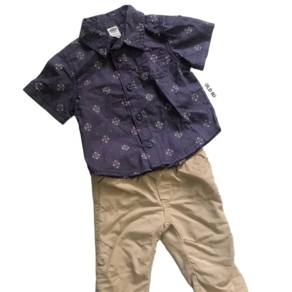 OLD navy baby boy set. Shirt is NWT 3-6 mos 🛍