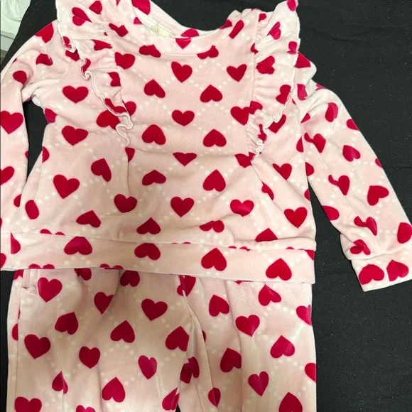 Pink Heart Kids Matching Set