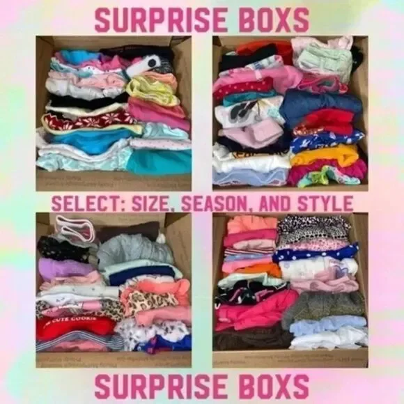 🎉 SURPRISE BABY GIRLS CLOTHING BOXS 🎉