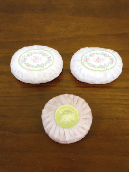 Fancy Scented Bath Soap, Set of 3 - Vintage!