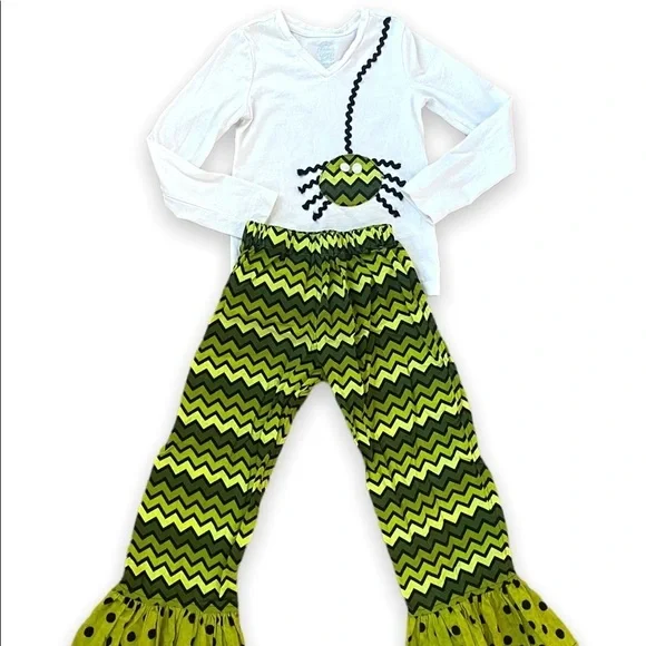 Custom Green Spider Pant Set 6/6X