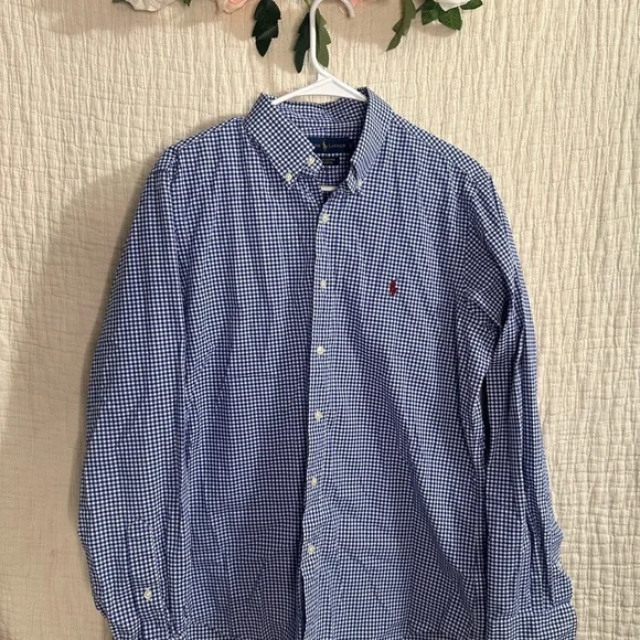 Polo by Ralph Lauren Blue Dress Shirt Classic Fit
