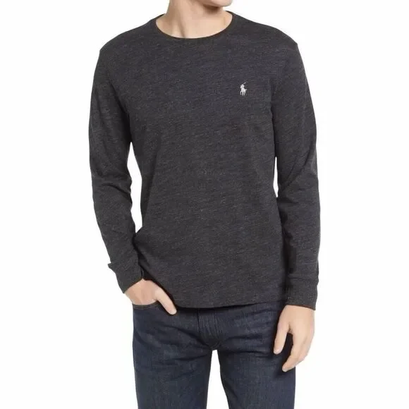 Polo Ralph Lauren‎ Long Sleeve T-Shirt – XL – Black Heather