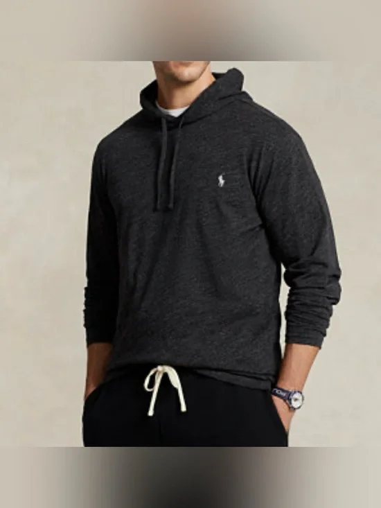 Polo by Ralph Lauren blackLightweight Pullover Hoodie size XXL