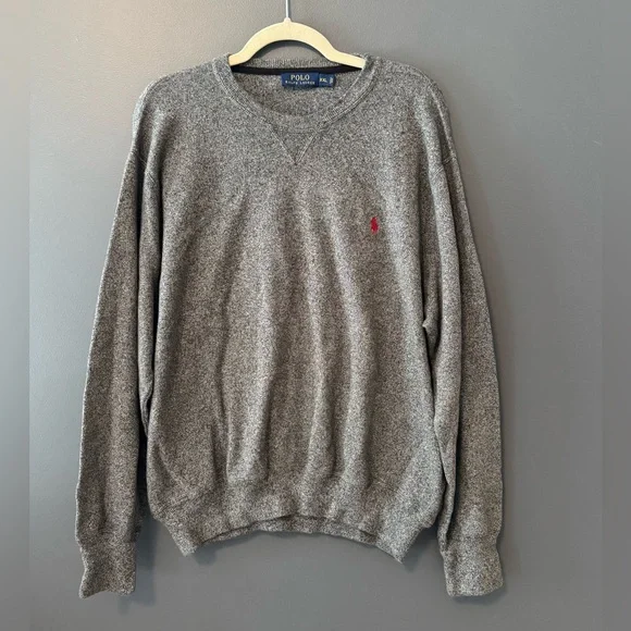 Polo Ralph Lauren Men’s Gray Sweater. Size XXL. Extra extra large. EUC. 2X