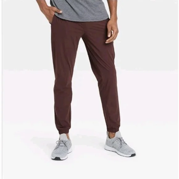 All In Motion Men's Large Mulberry Run Pants