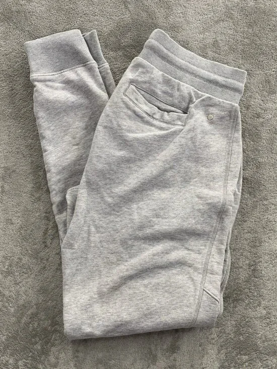 AllSaints Joshua Sweatpants Mens Small Gray Cotton Drawstring Jogger Casual