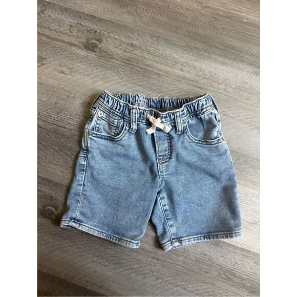 GAP Baby Elastic Waist Pull On Denim Shorts 4 Years
