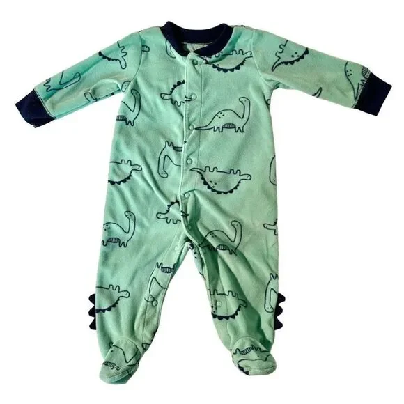 Carter’s Baby Fleece Dino Footed Sleeper, 3m