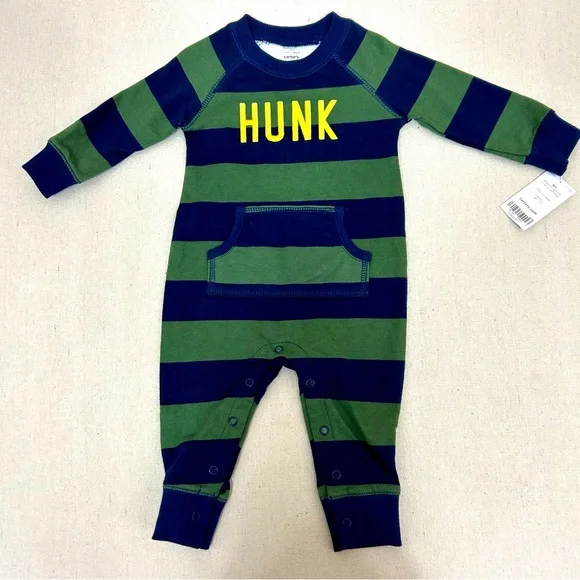 Carter’s Baby Boy Hunk Striped Jumpsuit