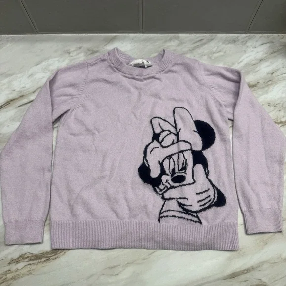 NWOT‎ Baby Gap Disney Purple Minnie Mouse Sweater-Size 5