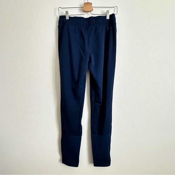 Adidas Navy Blue Ankle Zip Elastic Waist Athletic Track Pants Size Various